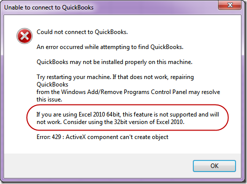 Quickbooks Error 429