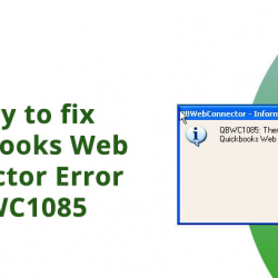 QUickbooks web connector error