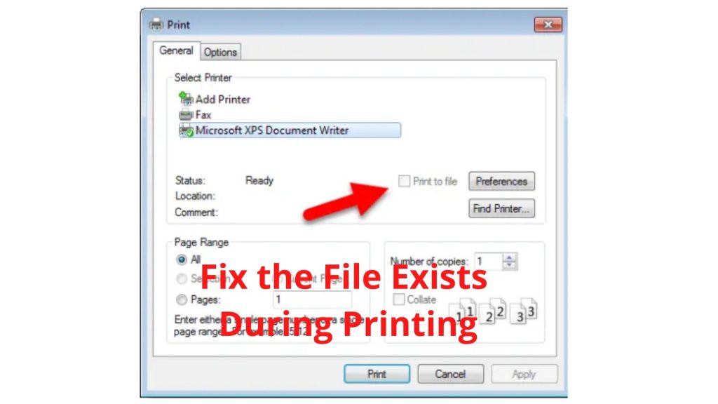 Fix the File Exists Printing time 